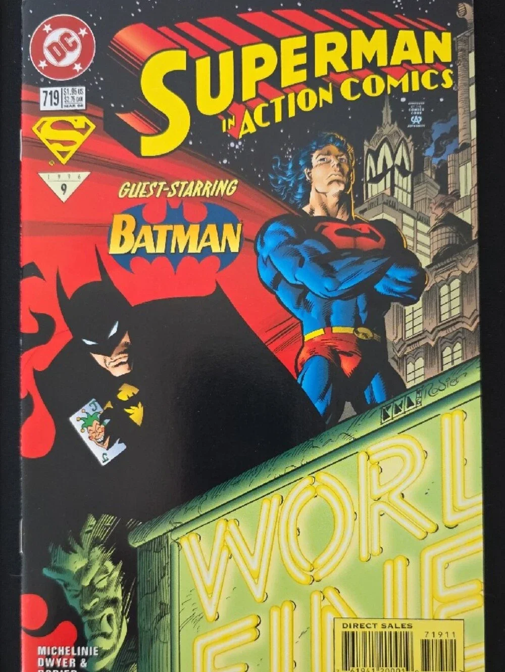 DC Superman In Action Comic Book Set Of 4
